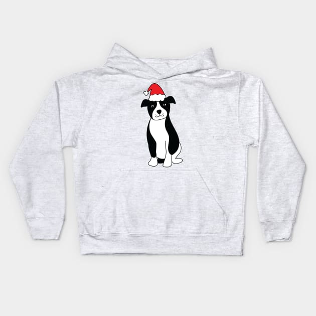 Christmas Pit Bull Kids Hoodie by holidaystore